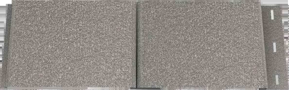 Two X-Panels joined together with a textured finish.